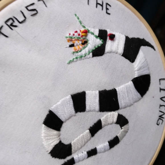 Beetlejuice Embroidery with Hoop - Picture 2 of 2
